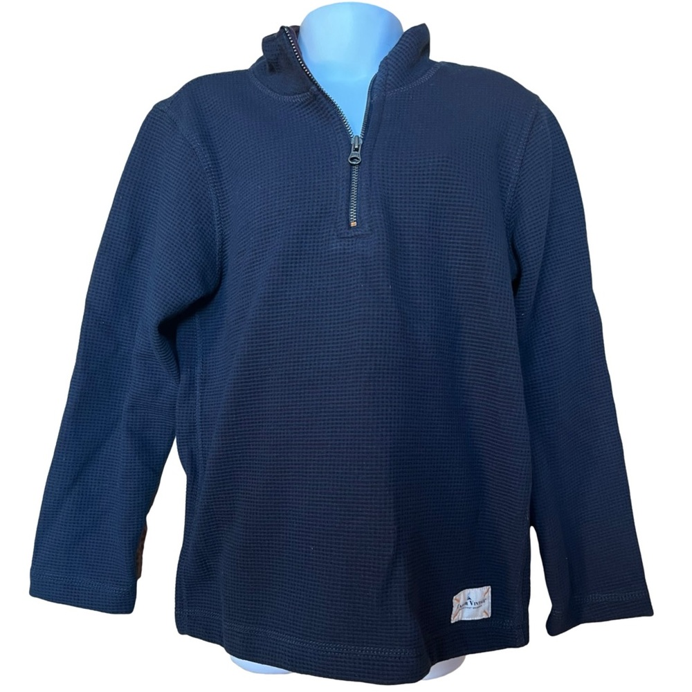 Tailor Vintage Navy 1/4 zip pullover size 6/7